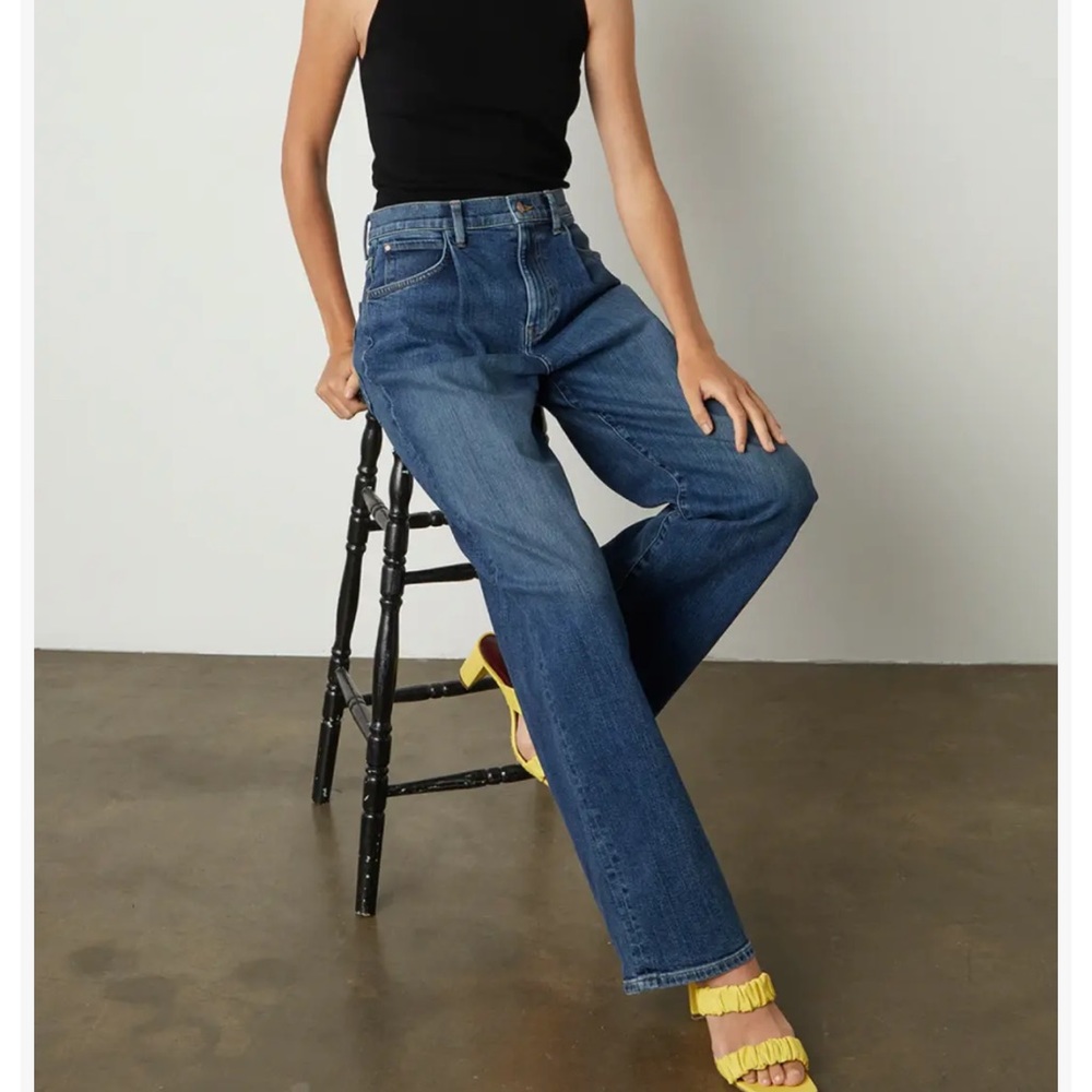 LAST CHANCE Velvet Harlow Wide Leg Jeans